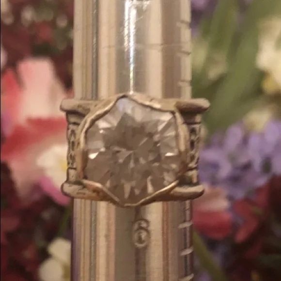 Silpada Sterling Silver CZ “Queen For a Day” Ring Size 5 1/4 - Picture 3 of 3